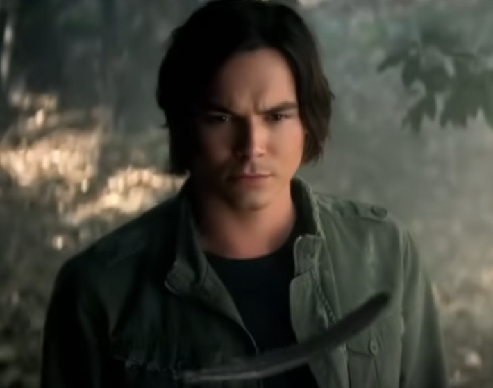 A visually captivating still taken from a pivotal moment in the television series Ravenswood (2013-2014)