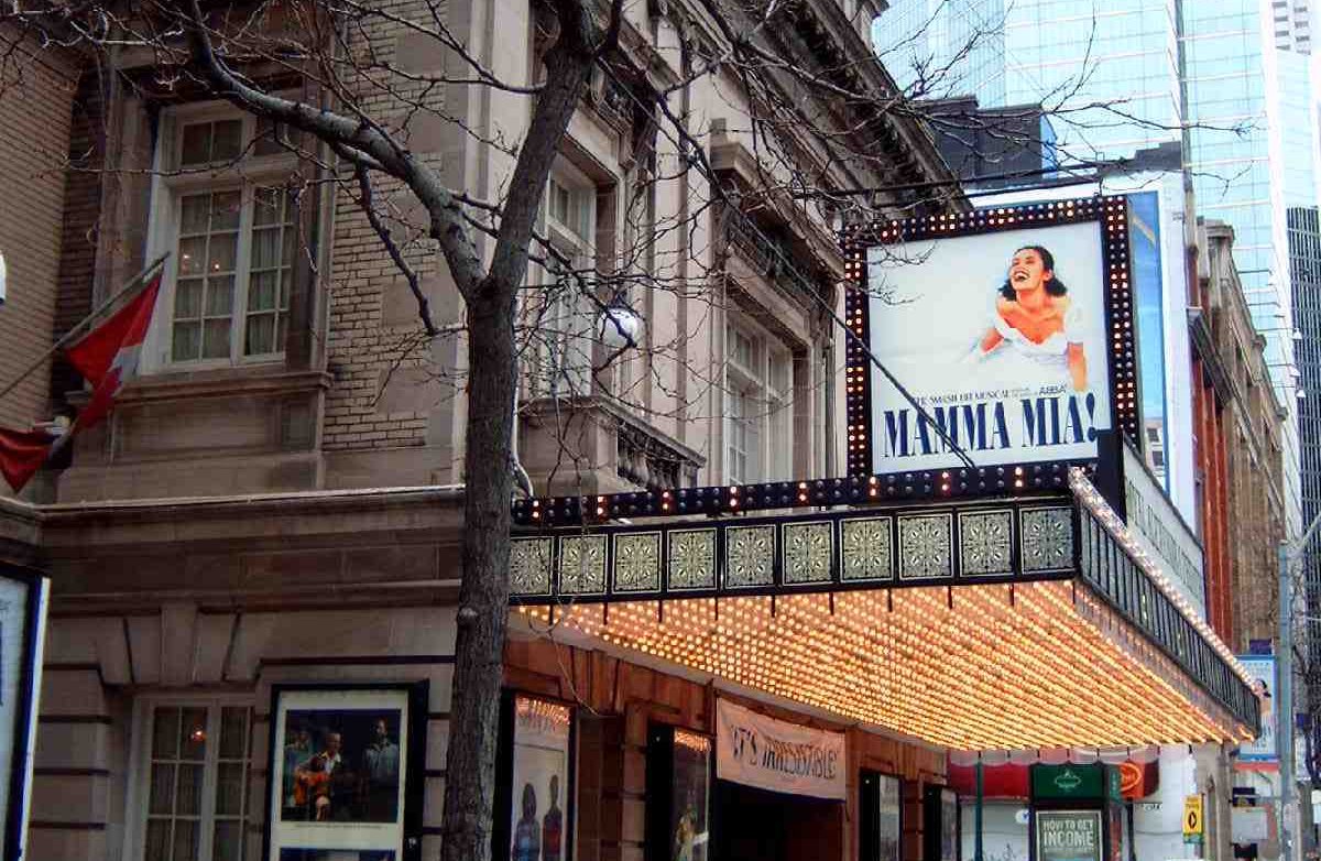 Mamma Mia! made its North American debut at the Royal Alexandra Theatre