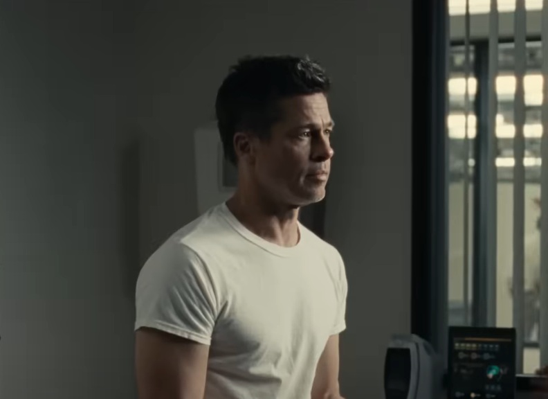 A visually captivating still taken from a pivotal moment in the film Ad Astra (2019)