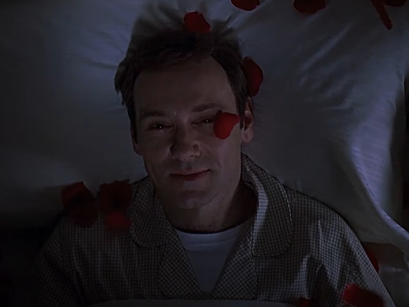 A visually captivating still taken from a pivotal moment in the film American Beauty (1999)