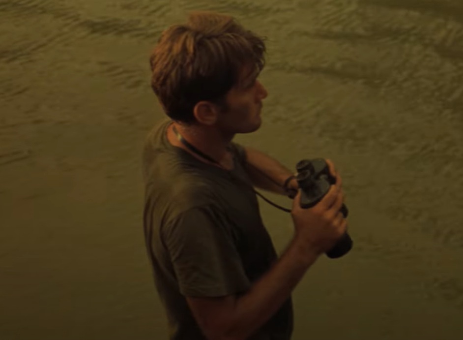 A visually captivating still taken from a pivotal moment in the film Apocalypse Now (1979)