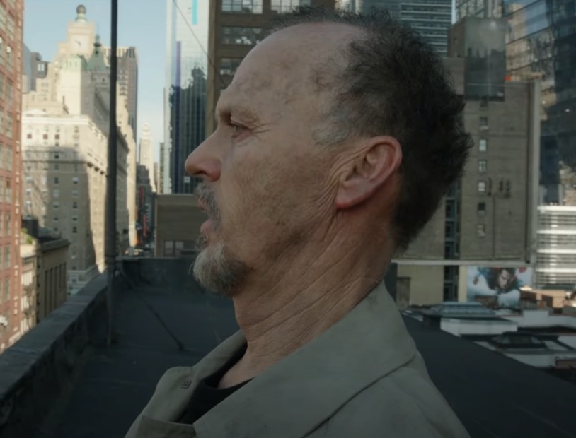 A visually captivating still taken from a pivotal moment in the film Birdman (2014)