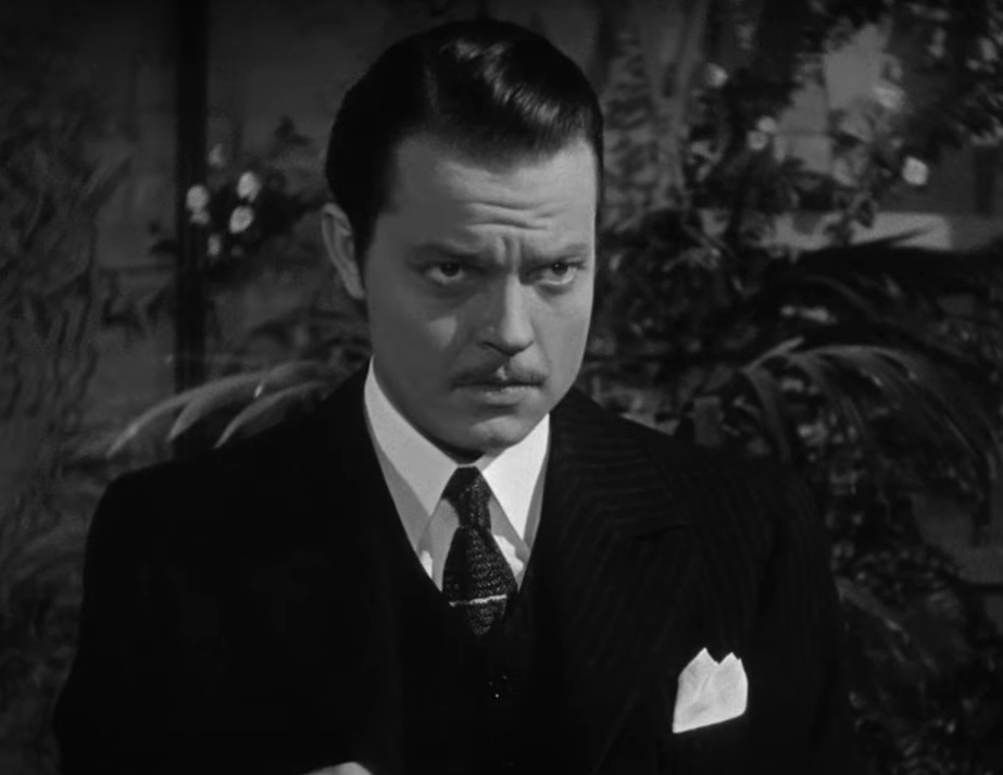 A visually captivating still taken from a pivotal moment in the film Citizen Kane (1941)