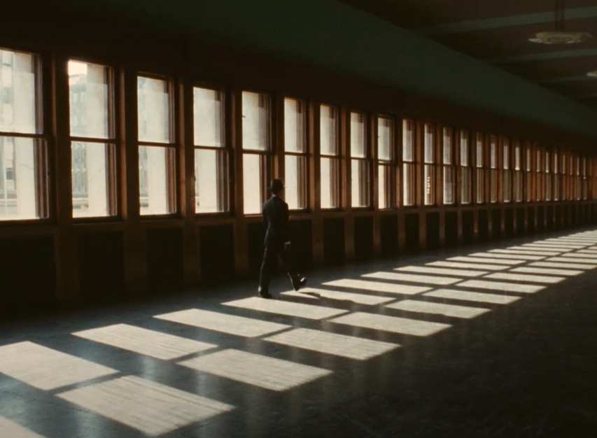 A visually captivating still taken from a pivotal moment in the film The Conformist (1970)