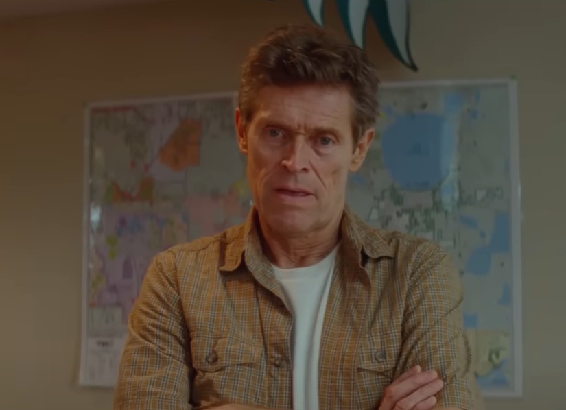 A visually captivating still taken from a pivotal moment in the film The Florida Project (2017)