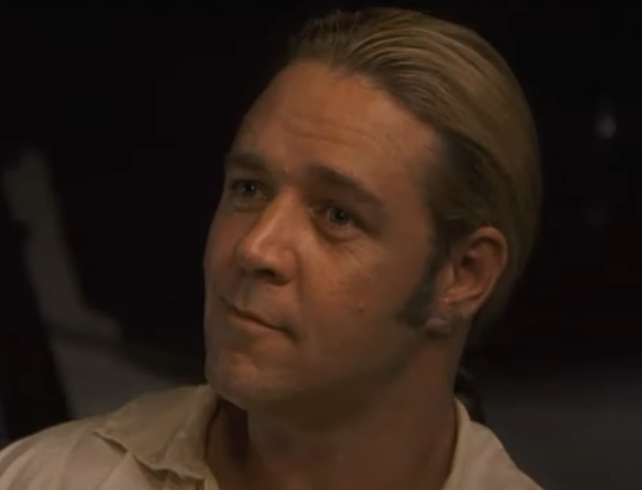 A visually captivating still taken from a pivotal moment in the film Master and Commander: The Far Side of the World (2003)