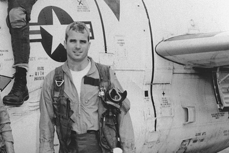 John McCain wearing a uniform