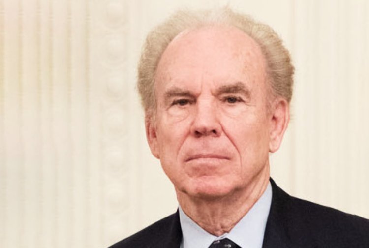 Roger Staubach in the East Room at the White House