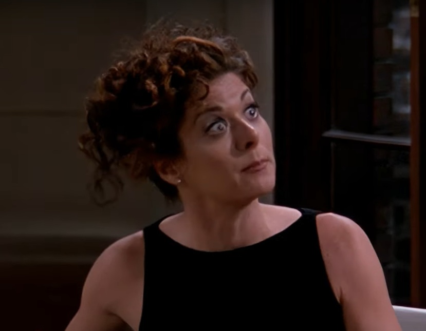 A visually captivating still taken from a pivotal moment in the television series Will & Grace (1998-2020)