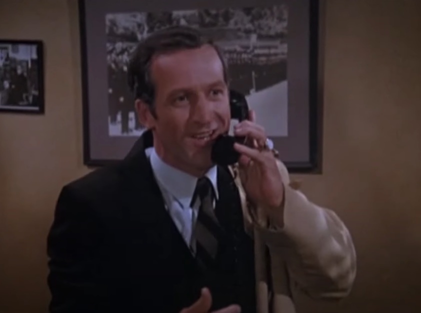 A visually captivating still taken from a pivotal moment in the television series Hill Street Blues (1981-1987)