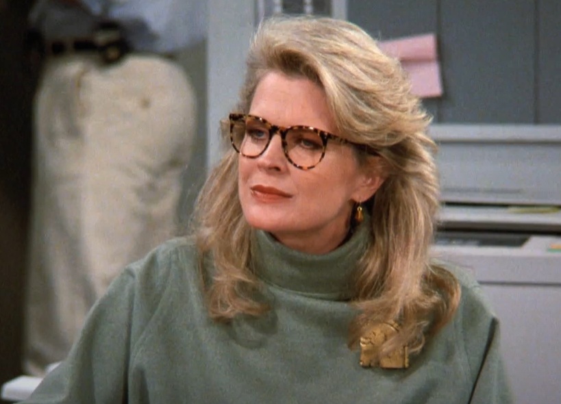 A visually captivating still taken from a pivotal moment in the television series Murphy Brown (1988-2018)