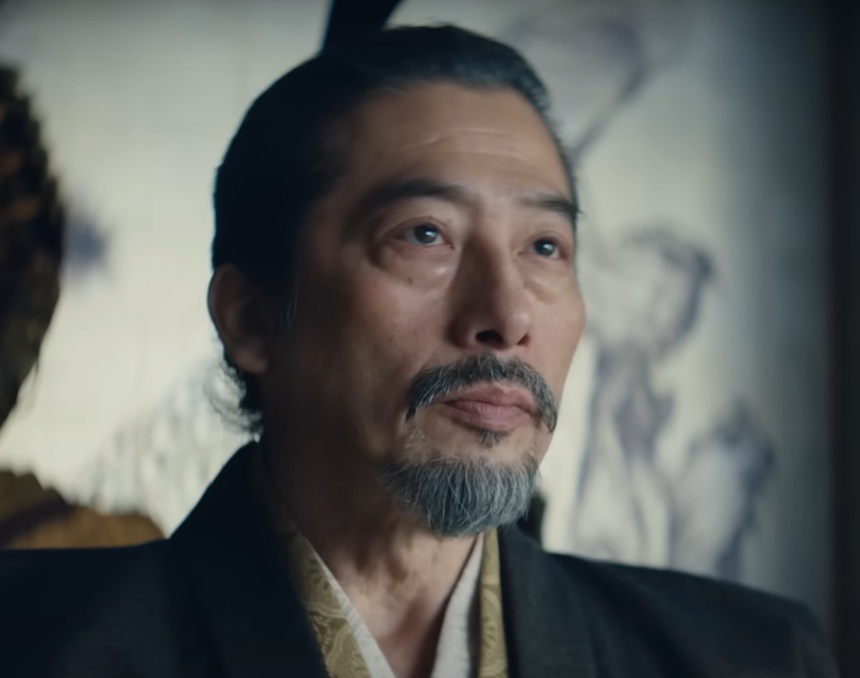 A visually captivating still taken from a pivotal moment in the television series Shōgun (2024-)