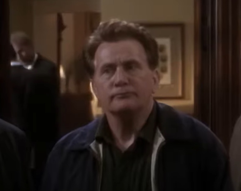 A visually captivating still taken from a pivotal moment in the television series The West Wing (1999-2006)