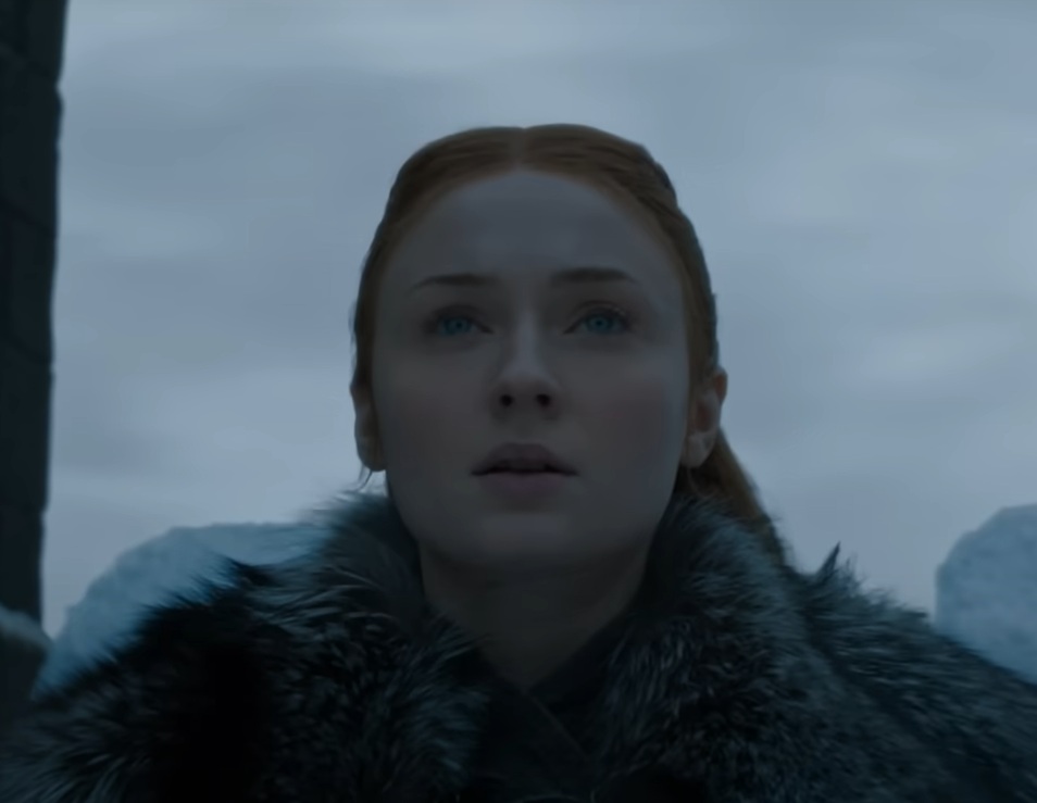 A visually captivating still taken from a pivotal moment in the television series Game of Thrones (2011-2019)