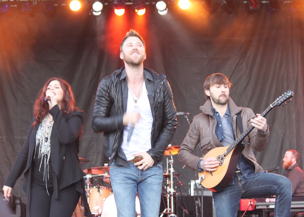 Members of the American country music group Lady A play in Charlotte