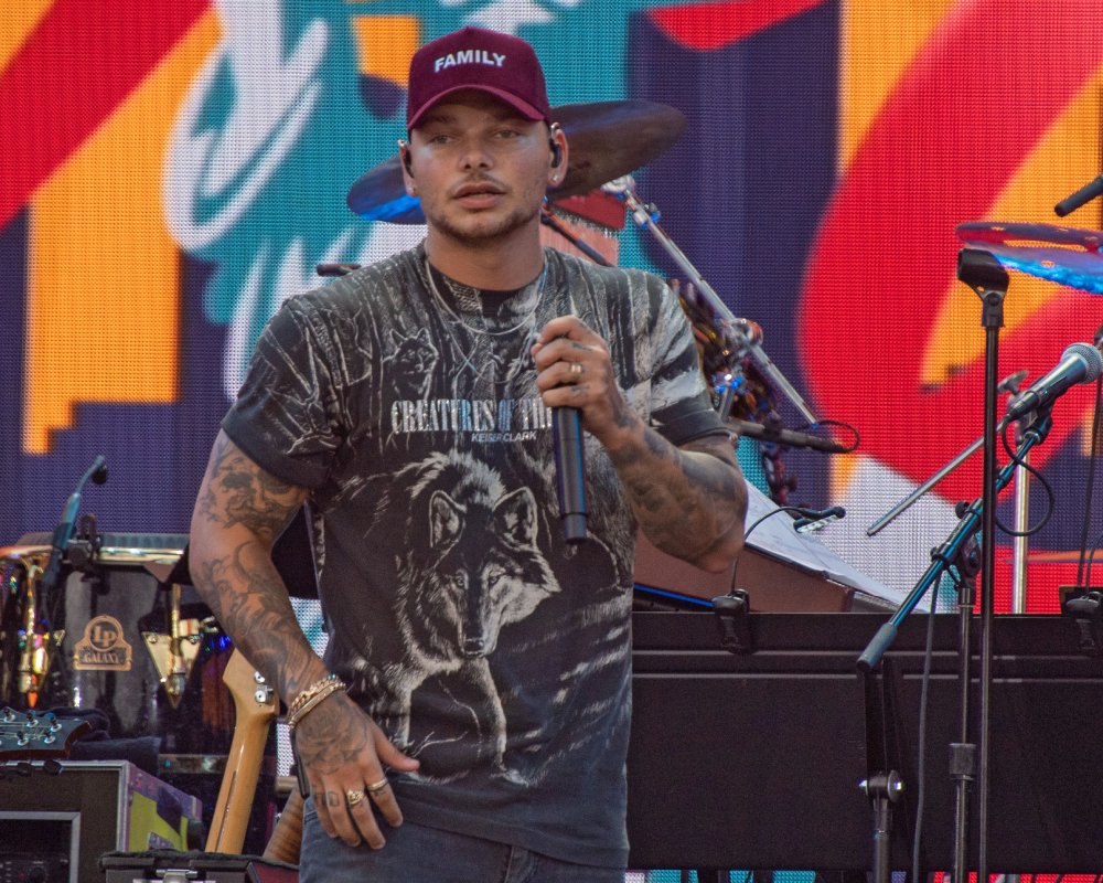 Kane Brown performs during the 