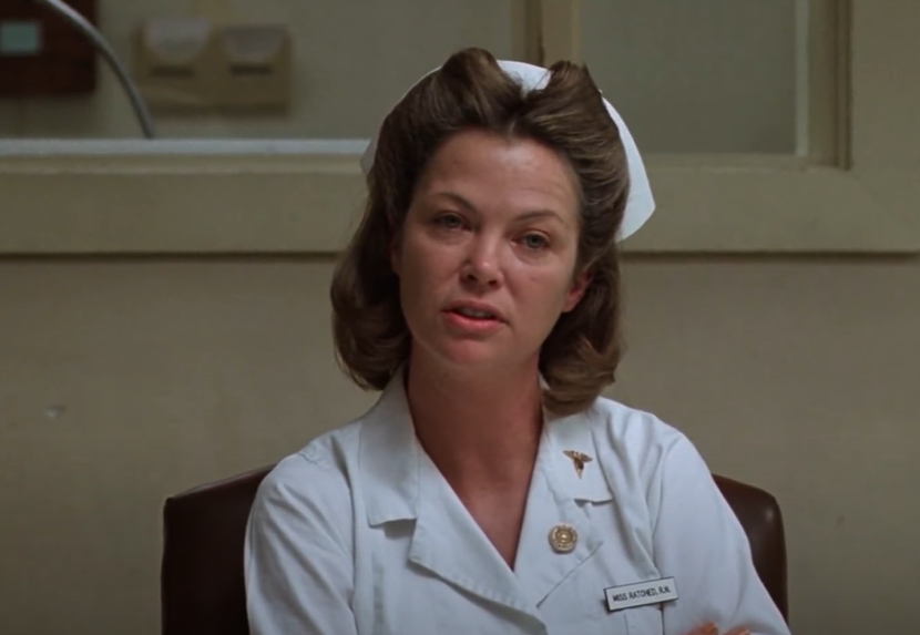 Screenshot of the movie One Flew Over the Cuckoo's Nest