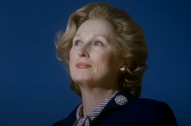 Screenshot of the movie The Iron Lady