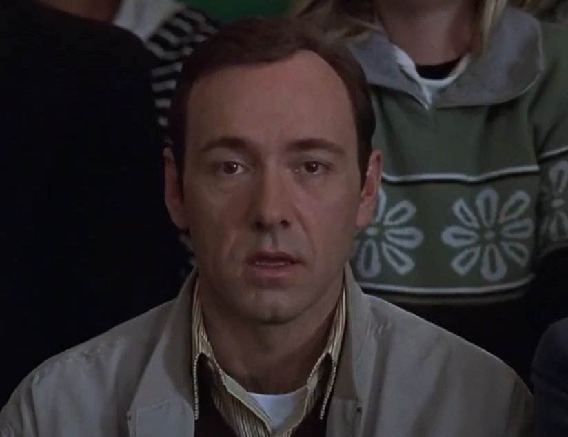 A visually captivating still taken from a pivotal moment in the film American Beauty (1999)