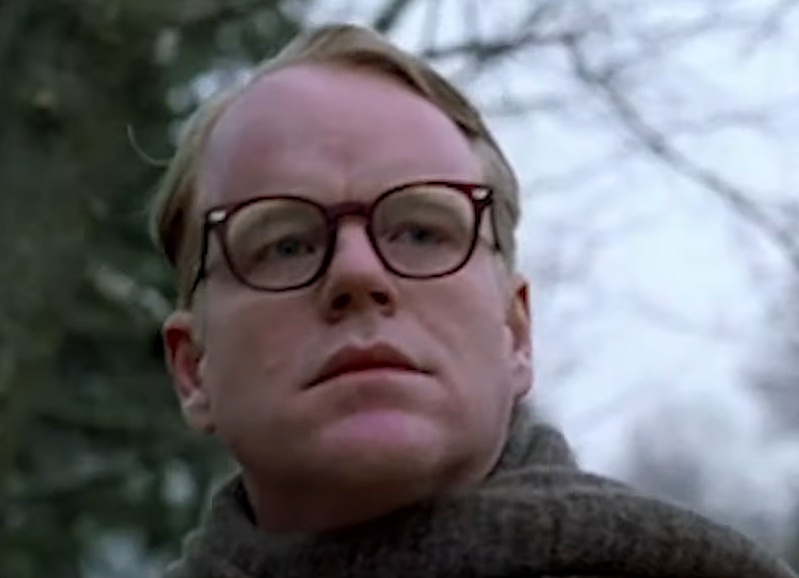 A visually captivating still taken from a pivotal moment in the film Capote (2005)