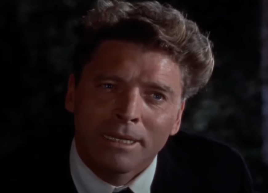 A visually captivating still taken from a pivotal moment in the film Elmer Gantry (1960)