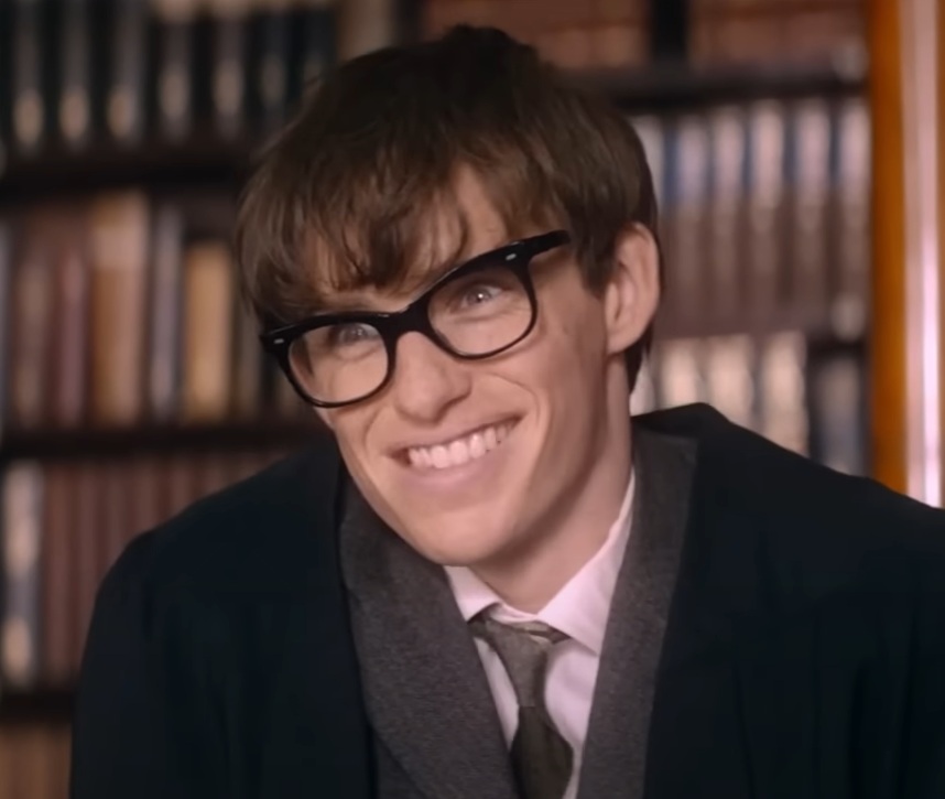 A visually captivating still taken from a pivotal moment in the film The Theory of Everything (2014)