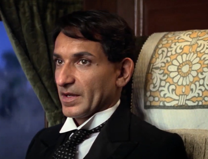 A visually captivating still taken from a pivotal moment in the film Gandhi (1982)