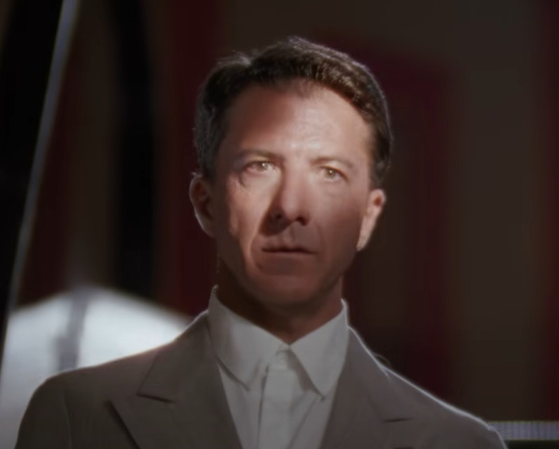 A visually captivating still taken from a pivotal moment in the film Rain Man (1988)