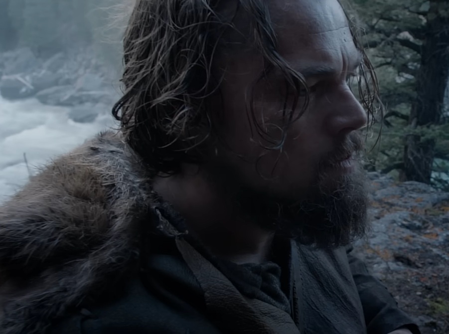 A visually captivating still taken from a pivotal moment in the film The Revenant (2015)
