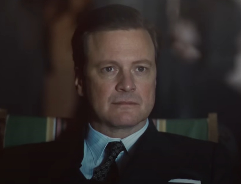 A visually captivating still taken from a pivotal moment in the film The King's Speech (2010)