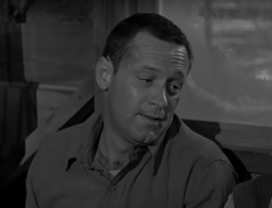 A visually captivating still taken from a pivotal moment in the film Stalag 17 (1953)