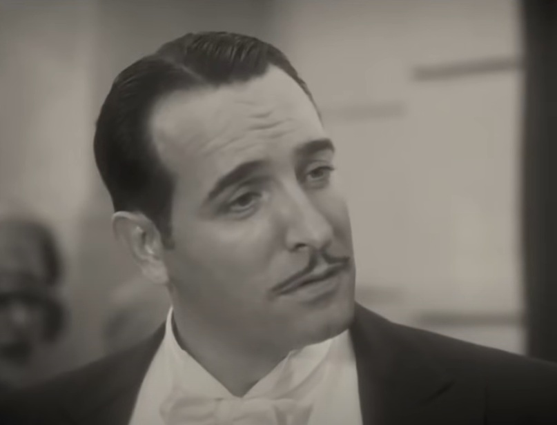 A visually captivating still taken from a pivotal moment in the film The Artist (2011)