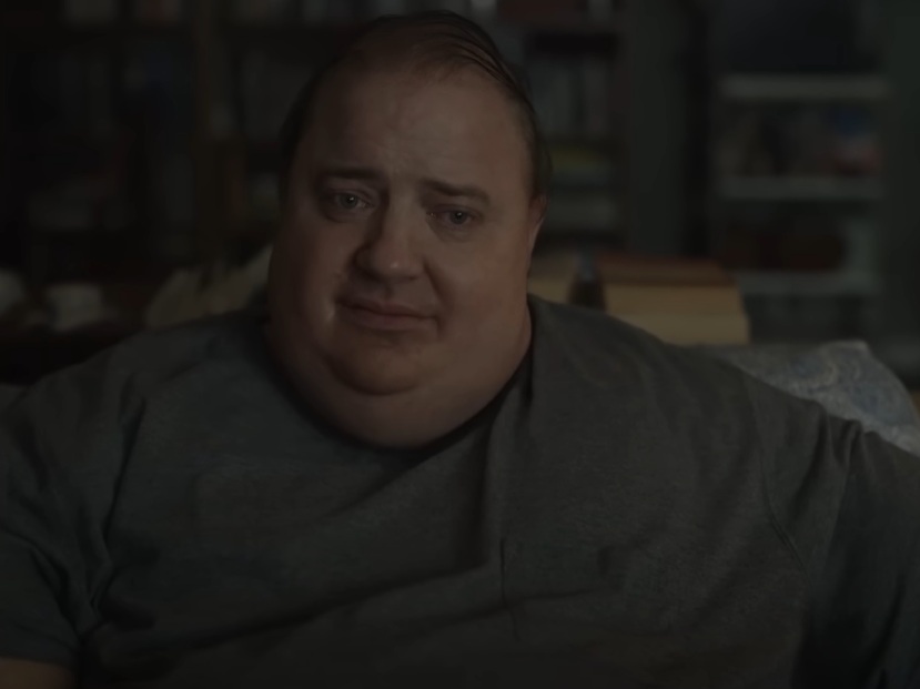 A visually captivating still taken from a pivotal moment in the film The Whale (2022)