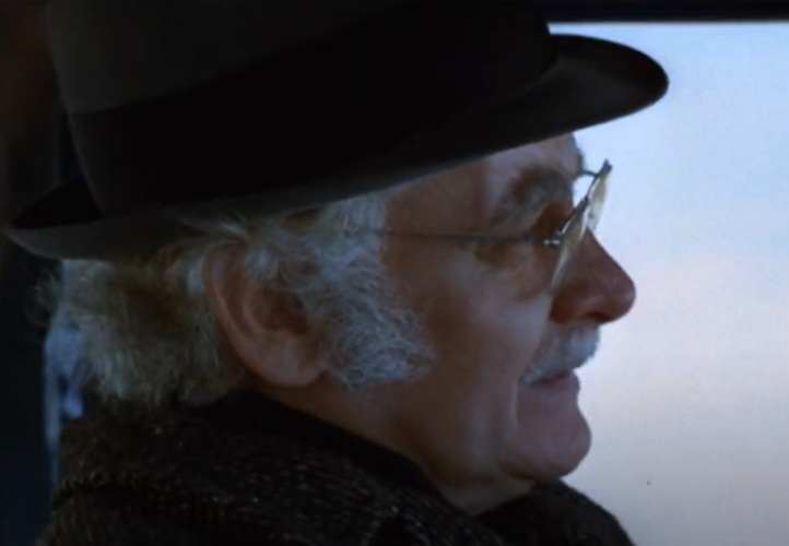 A visually captivating still taken from a pivotal moment in the film Harry and Tonto (1974)