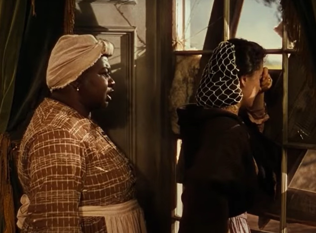 A visually captivating still taken from a pivotal moment in the film Gone with the Wind (1939)