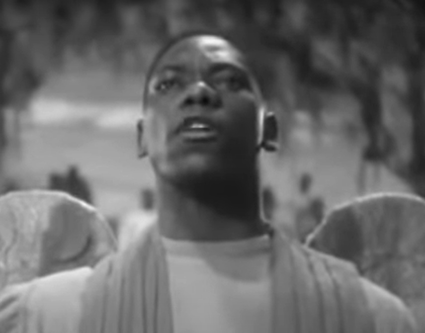 A visually captivating still taken from a pivotal moment in the film The Green Pastures (1936)