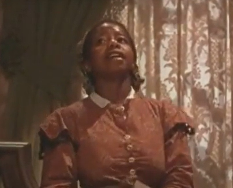 A visually captivating still taken from a pivotal moment in the film Gone with the Wind (1939)