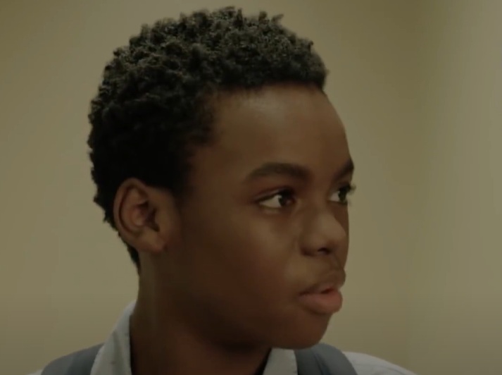 A visually captivating still taken from a pivotal moment in the television series Everything Sucks! (2018)