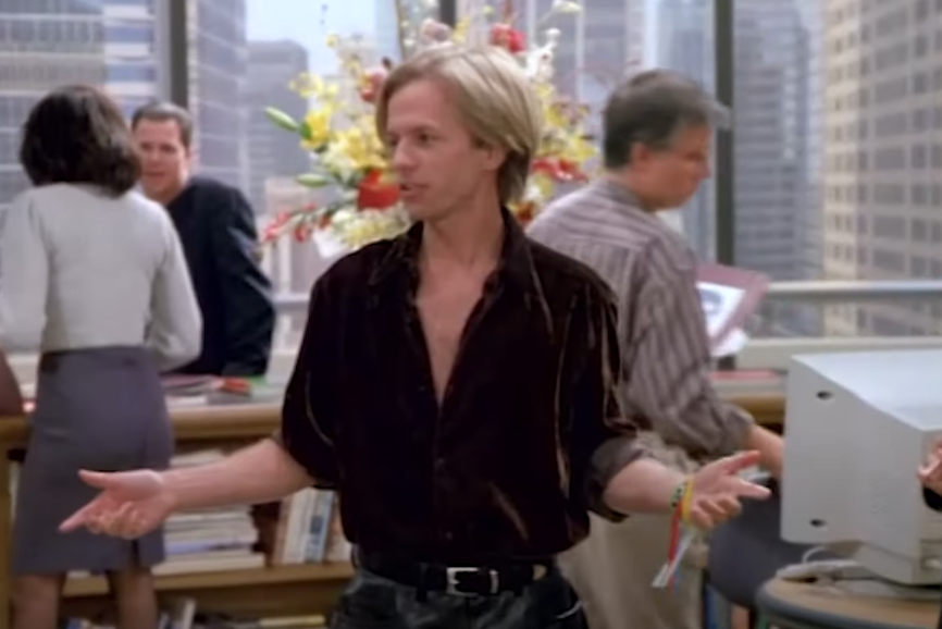 A screenshot of the TV Show Just Shoot Me!