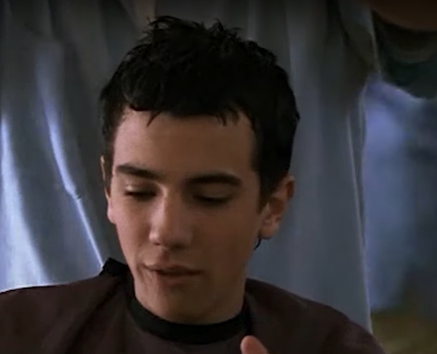 A visually captivating still taken from a pivotal moment in the television series Undeclared (2001-2002)