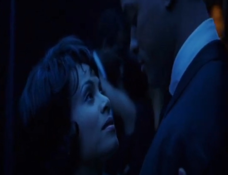 A visually captivating still taken from a pivotal moment in the film Ali (2001)