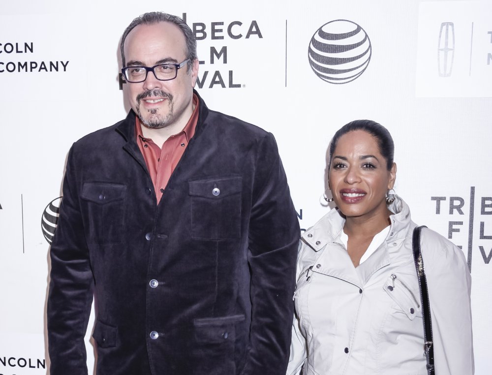 Actors Liza Colon-Zayas and David Zayas attend the premiere of 'The Wannabe'