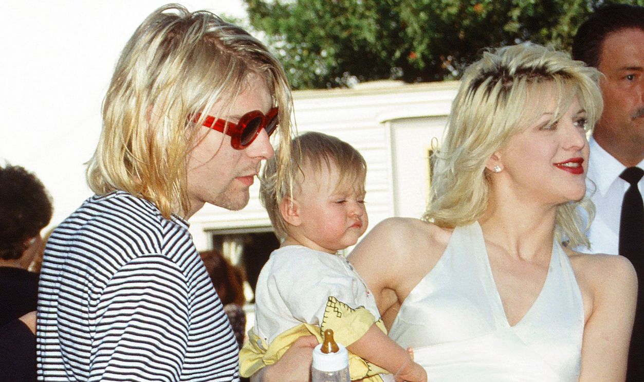 Kurt Cobain And Courtney Love