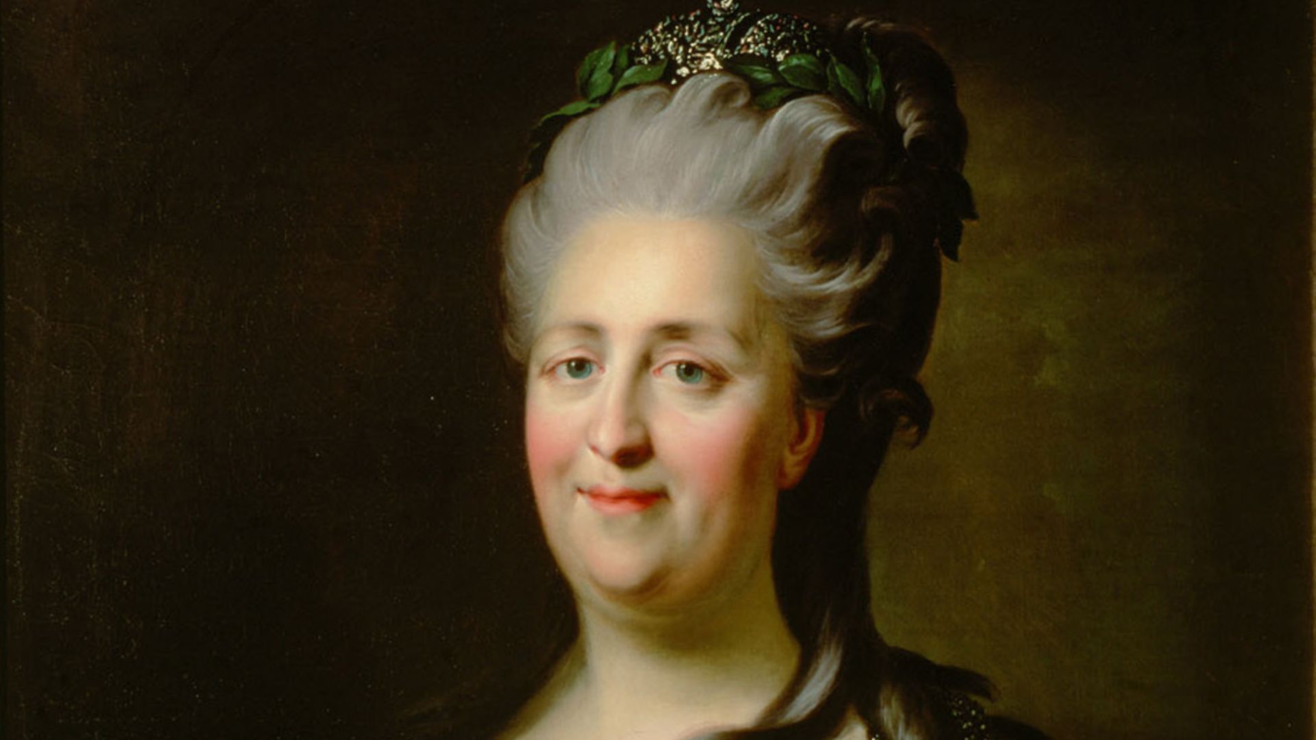 File:Catherine II after Roslin, Rokotov (1780s, Kunsthistorisches Museum).jpg