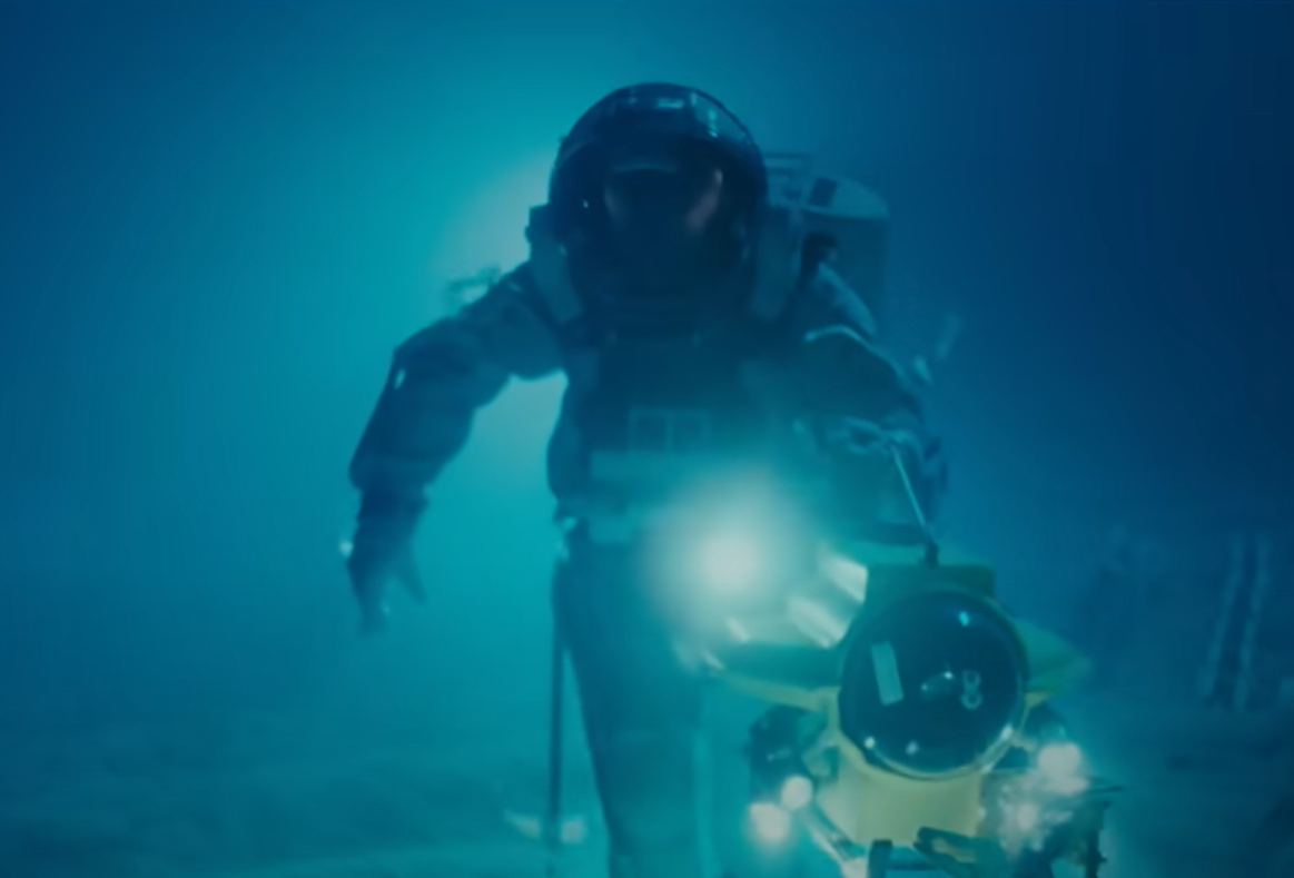 Screenshot of the movie The Abyss