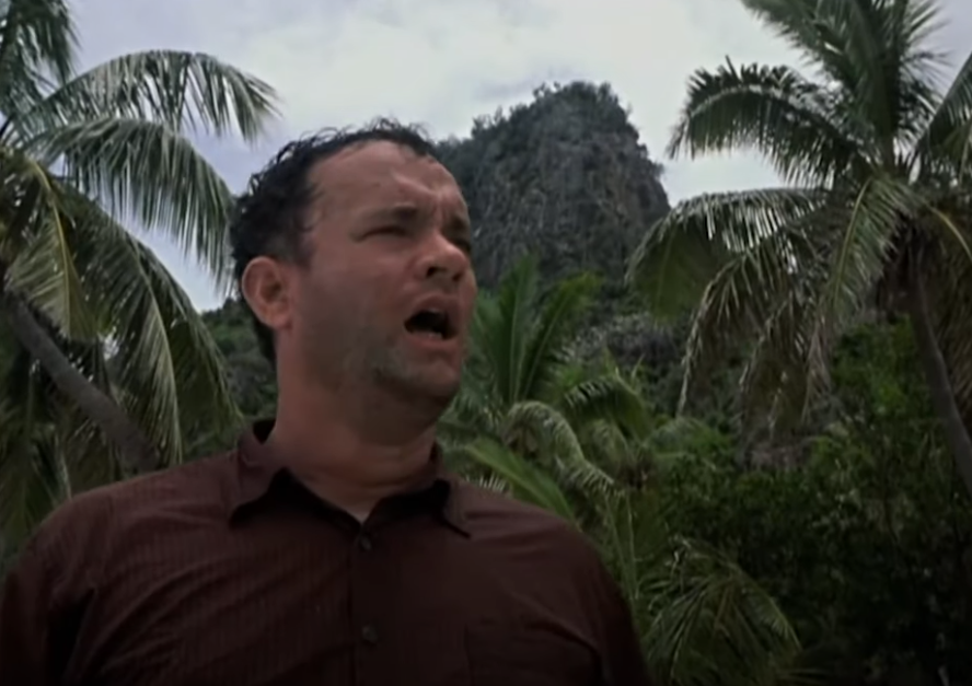 Screenshot of the movie Cast Away
