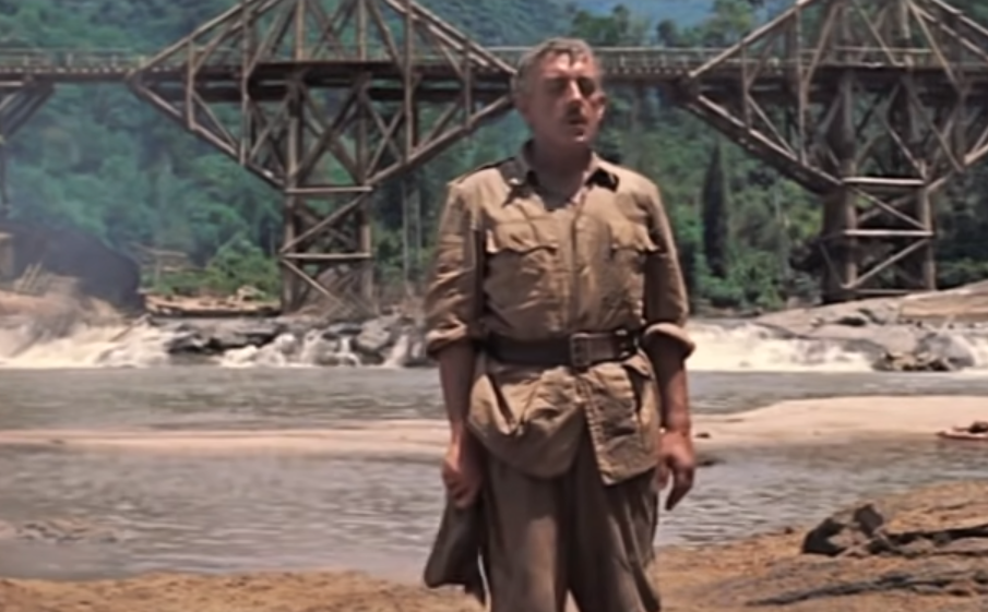 Screenshot of the movie The Bridge on the River Kwai
