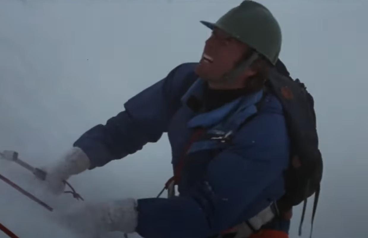 Screenshot of the movie The Eiger Sanction