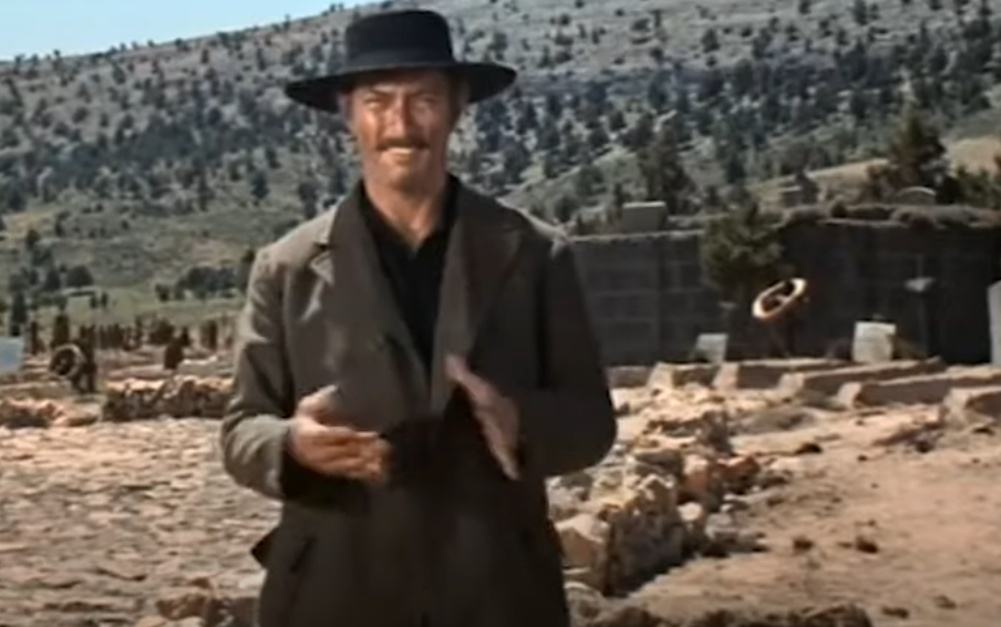 A screenshot of the movie The Good, The Bad And The Ugly