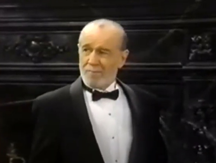 A visually captivating still taken from a pivotal moment in the television sitcom The George Carlin Show (1994-1995)